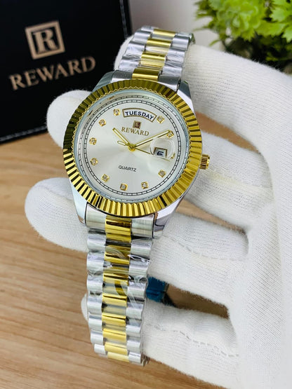 luxury Stainless Steel Analog Watch for Men