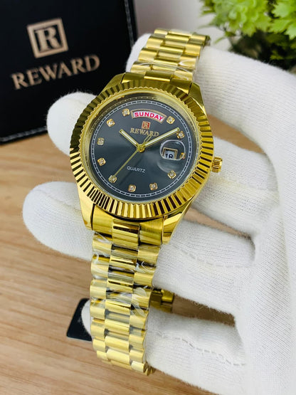 luxury Stainless Steel Analog Watch for Men