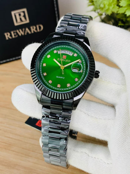 luxury Stainless Steel Analog Watch for Men