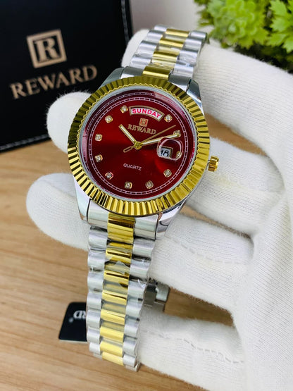 luxury Stainless Steel Analog Watch for Men