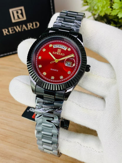 luxury Stainless Steel Analog Watch for Men