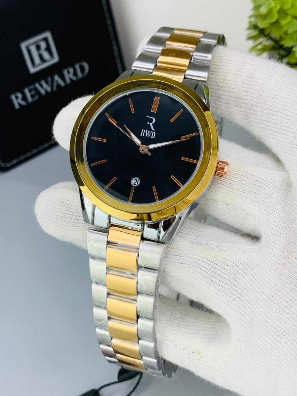 Classic Quartz Minimalist Watch – Premium Stainless Steel Link Bracelet with Date Display