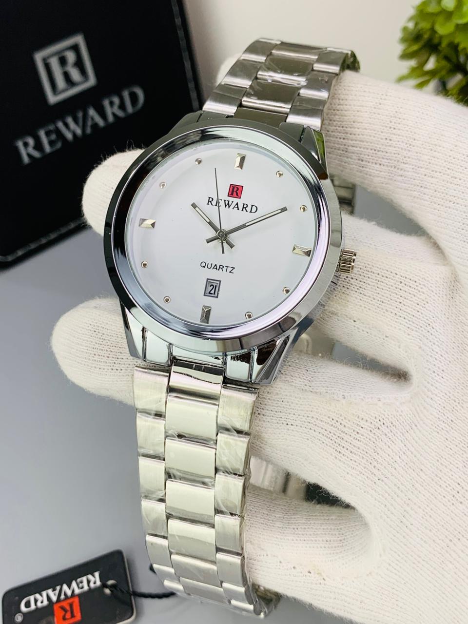 Classic Quartz Minimalist Watch – Premium Stainless Steel Link Bracelet with Date Display