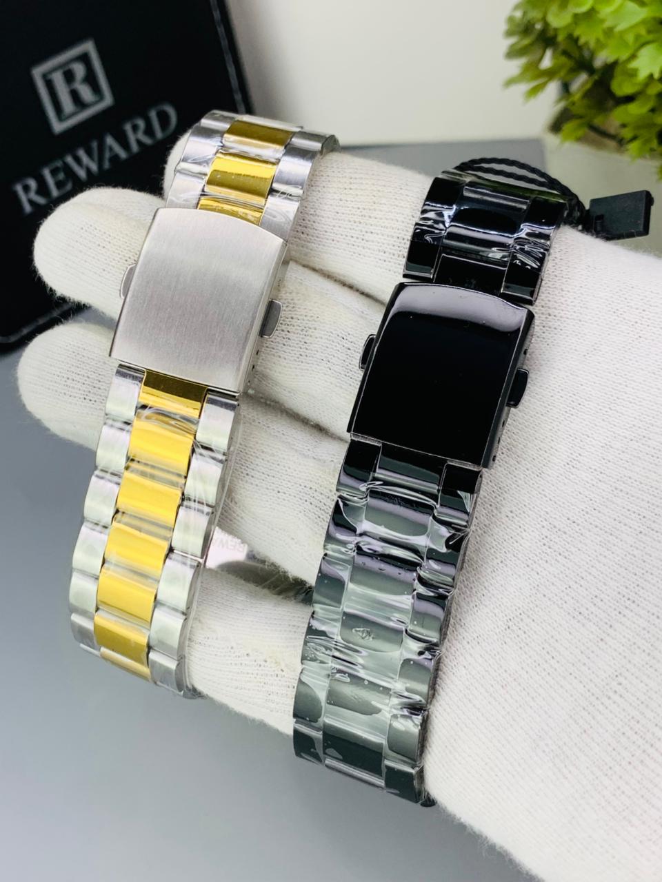 Classic Quartz Minimalist Watch – Premium Stainless Steel Link Bracelet with Date Display